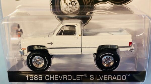 51440b - 1986 CHEVROLET SILVERADO 4X4 SQUAREBODY PICK UP TRUCK - WHITE