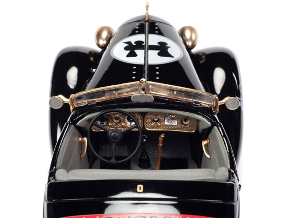 awss140a - 1935 Auburn 851 Speedster in Black with Matte Gold - Monopoly