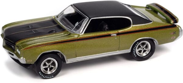 jlmc026b1 1 - 1971 Buick GSX in Lime Mist Poly by Johnny Lightning Muscle Cars USA - CLASS OF 1971
