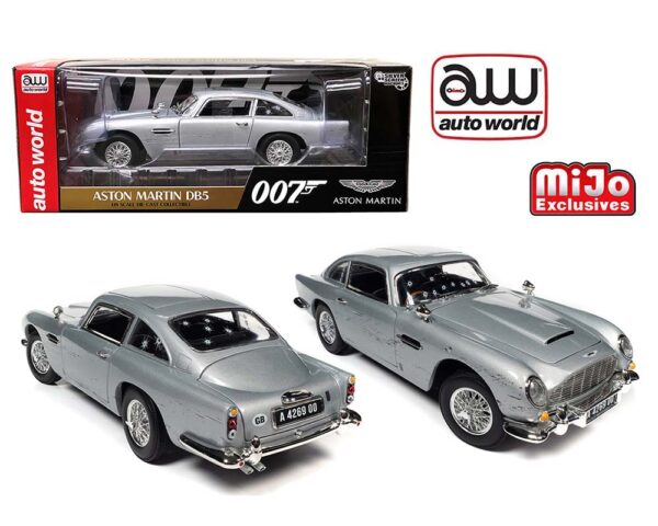 cp7840 - James Bond 007 “No Time To Die” Aston Martin DB5 Damaged with Bullet Holes Limited 1,200 Pieces