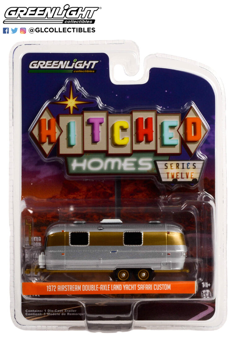 1972 Airstream DoubleAxle Land Yacht Safari Custom Chrome and Gold