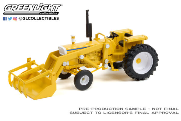 48060 b 1972 tractor yellow and white with front loader deco b2b - 1972 Tractor - Yellow and White with Front Loader