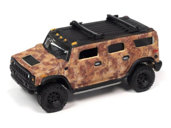 jlsp220a2 - 1969 Chevrolet Blazer-Saddle Poly w/White Roof 2004 Hummer H2-Brown Camo Wrap (Off-Road )