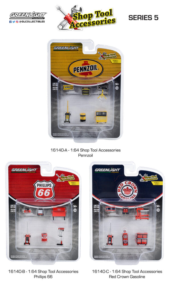 16140 1 64 shop tool accessories 5 pkg group b2b - Pennzoil - Auto Body Shop (Shop Tool Accessories Series 5)