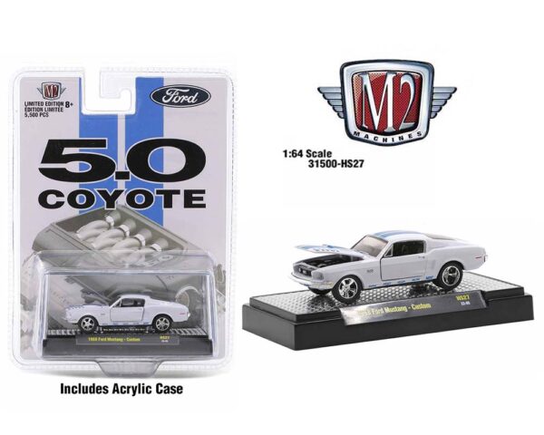 31500 hs27 - 1968 Ford Mustang Custom – Detroit Muscle – Hobby Exclusive
