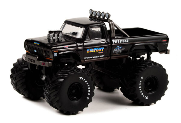 28110 e - Bigfoot #1 Black Bandit Edition - 1974 Ford F-250 Monster Truck with 66-Inch Tires