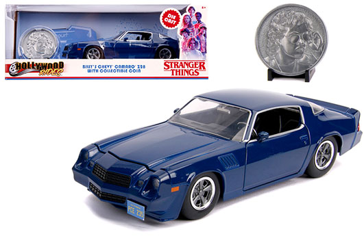 31110 - Billy’s 1979 Chevrolet Camaro Z28 with Collectible Coin – Stranger Things -Metals – Hollywood Rides