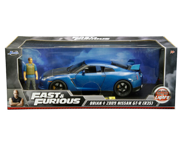 31142 - Brian & 2009 Nissan GT-R (R35) with lights – Fast & Furious