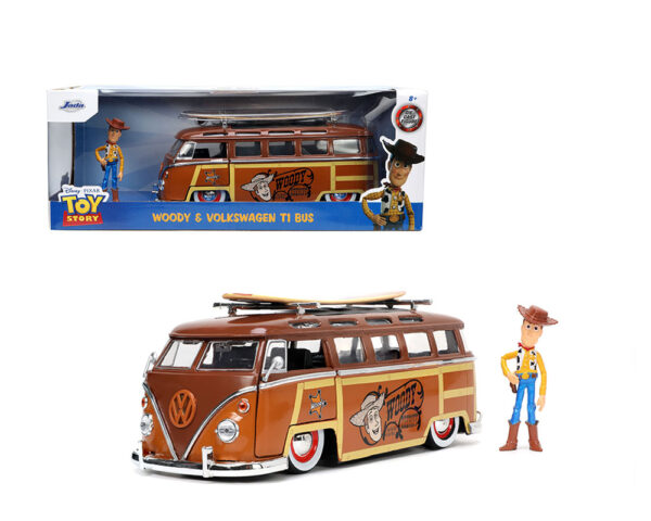33176 - 1962 Volkswagen T1 Bus with Woody Figure – Disney Pixar Toy Story – Hollywood Rides