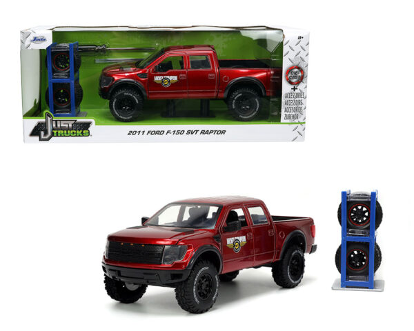 33854 - 2011 Ford F-150 SVT Raptor (Red) – Just Trucks with extra wheels