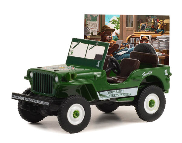 38040a - 1945 Willys MB Jeep “Cooperative Forest Fire Prevention Campaign” 