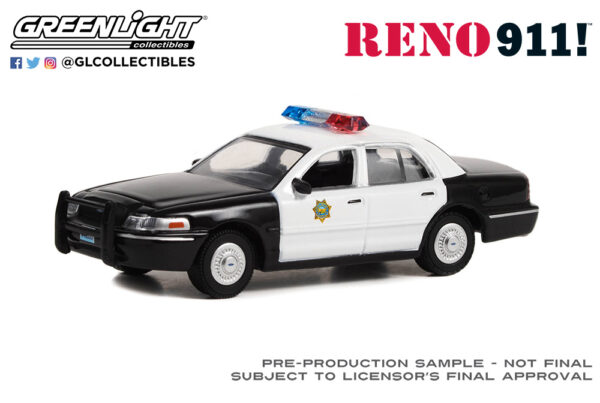 44980 b - 1998 Ford Crown Victoria Police Interceptor - Reno 911! (TV Series 2003-2009) Reno Sheriff's Department - Lieutenant Jim Dangle's
