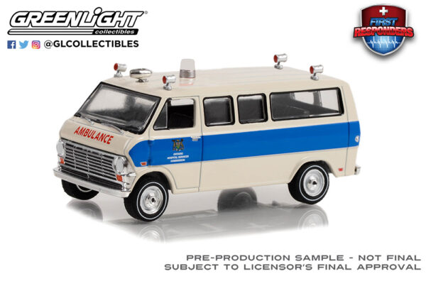 67040 a - Ontario Hospital Services Commission, Ontario, Canada - 1969 Ford Econoline Ambulance 
