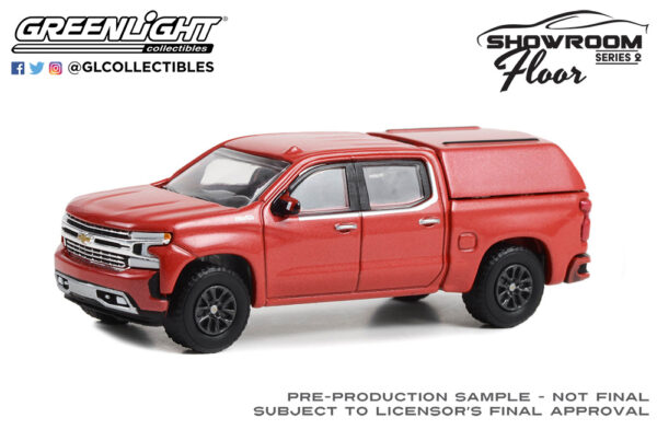 68020 c - 2022 Chevrolet Silverado LTD High Country with Camper Shell in Cherry Red Tintcoat