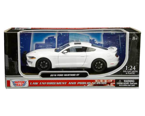 76979wh - 2018 Ford Mustang GT with Lightbar (White) – Law Enforcement and Public Service