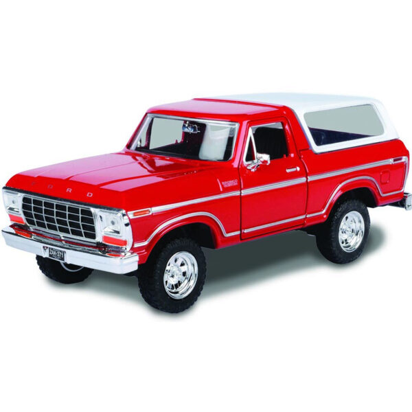 79373r - 1978 Ford Bronco Custom (red with white hardtop) – Timeless Legends
