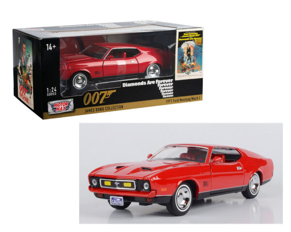 79851 - 1971 Ford Mustang Mach I (Red) – James Bond Collection – Diamonds Are Forever