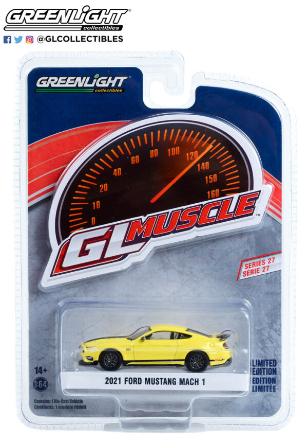 13320f - 2021 Ford Mustang Mach 1 in Grabber Yellow GL Muscle Series 27