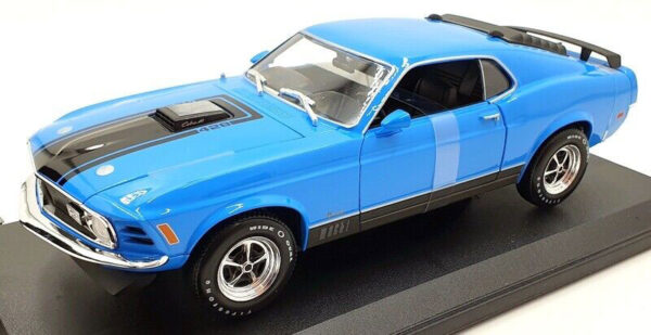 31453bl 1 - 1970 Ford Mustang Mach 1 in Blue