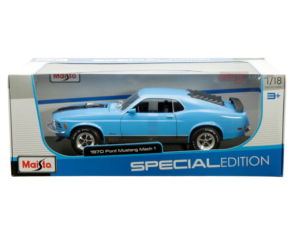 31453bl - 1970 Ford Mustang Mach 1 in Blue