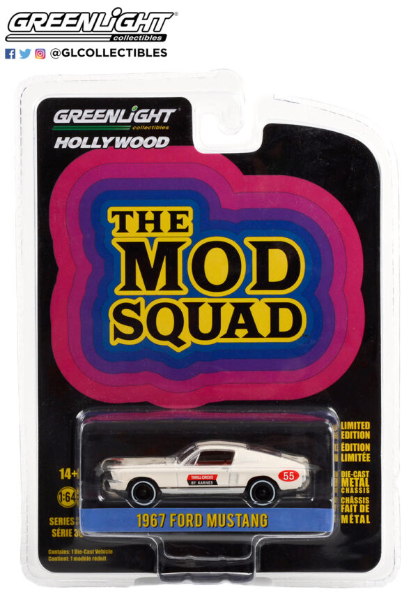 44960 a - Thrill Circus by Karnes - 1967 Ford Mustang Fastback #55 - The Mod Squad (TV Series 1968-1973)
