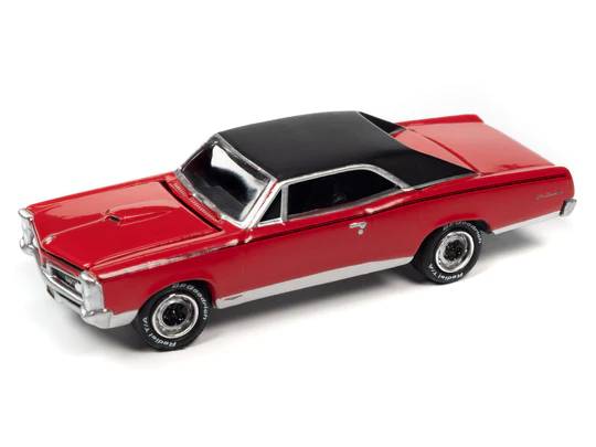 jlct010b3 1 - 1967 PONTIAC GTO (CARDINAL RED W/FLAT BLACK ROOF) WITH COLLECTOR TIN