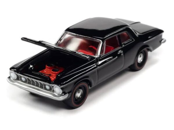 jlsp248a2 - 1962 PLYMOUTH SAVOY MAX WEDGE (SILHOUETTE BLACK) - JOHNNY LIGHTNING CLASSIC GOLD