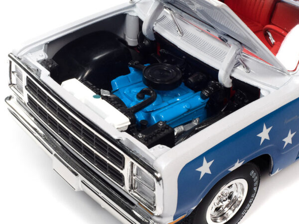 aw310 3 31985 - 1980 Dodge Stepside Patriotic Pickup Red, White & Blue Limited Edition