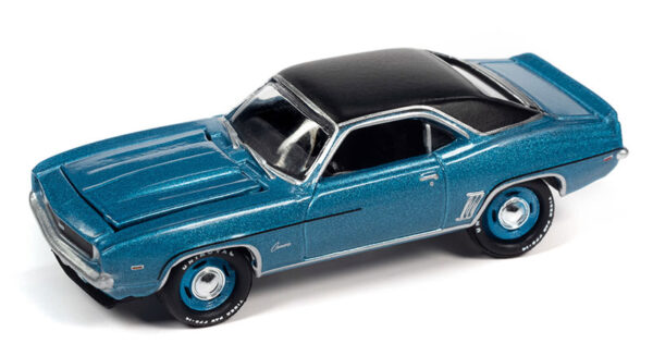jlsp292 a - 1969 Chevrolet COPO RS Camaro in Azure Turquoise with Flat Black Roof
