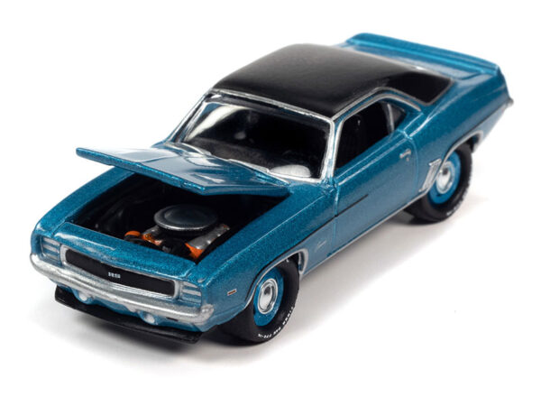 jlsp292 a1 - 1969 Chevrolet COPO RS Camaro in Azure Turquoise with Flat Black Roof