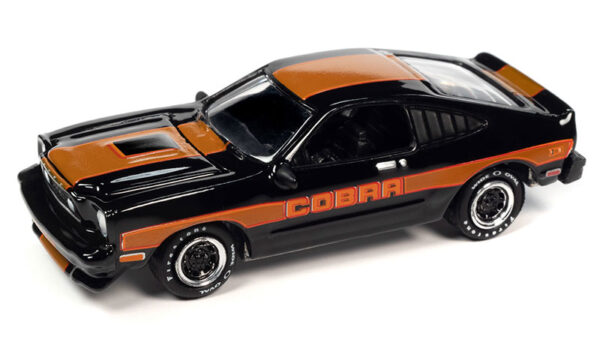 jlsp321 a - 1978 Ford Mustang Cobra II in Gloss Black with Gold Stripes