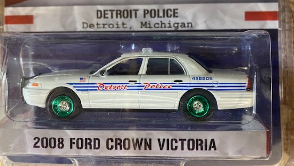 img 7876 1 - 2008 FORD CROWN VICTORIA - DETROIT POLICE, HOT PURSUIT SERIES 25 GREEN MACHINE