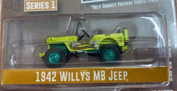 img 7998 - 1942 WILLYS MB JEEP - SMOKEY BEAR SERIES 1 - GREEN MACHINE CHASE CAR