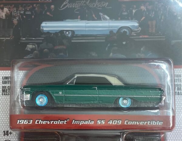 img 8017 - 1963 CHEVROLET IMPALA SS 409 CONVERTIBLE (ORIGINAL COLOR IS BLUE ) GREEN MACHINE CHASE CAR