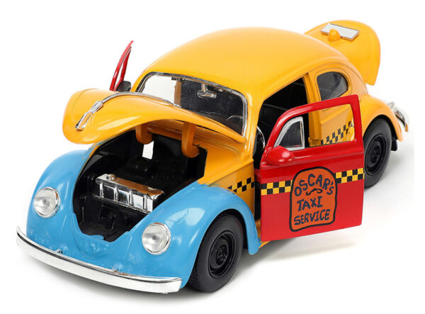 32801b - Oscar's Taxi Service - 1959 Volkswagen Beetle with Oscar the Grouch Diecast Figure