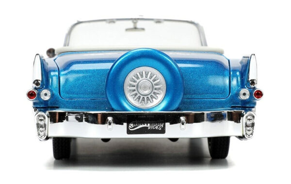 33726h - M&M's - 1956 Cadillac Eldorado with Blue M&M's Figure • Ho