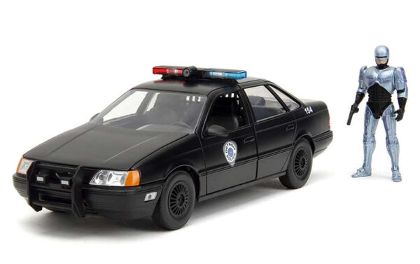 33743 - Police - 1986 Ford Taurus Police Interceptor with Figure - RoboCop (1987) • Hollywood Rides