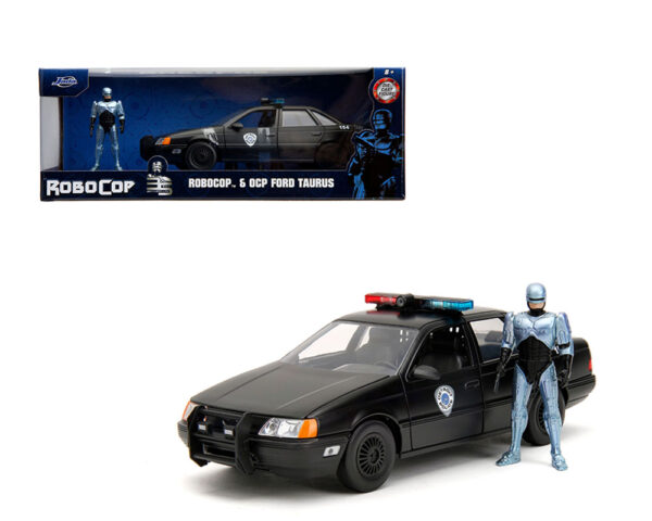 33743 - RoboCop & OCP Ford Taurus Detroit Police (Matte Black) – RoboCop 35th Anniversary