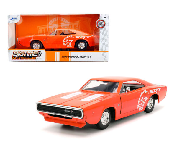 34197 - 1968 Dodge Charger R/T (Orange) – Bigtime Muscle