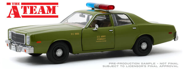 84103 - US Army Police - 1977 Plymouth Fury - The A-Team (TV Series, 1983-87)