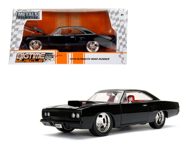 99581 - 1970 Plymouth Road Runner (Black) – Bigtime Muscle