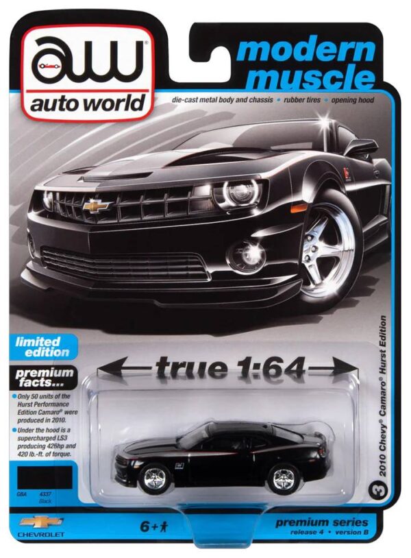 awsp115b2 - 2010 Hurst Chevrolet Camaro in Black with Silver Hurst accents