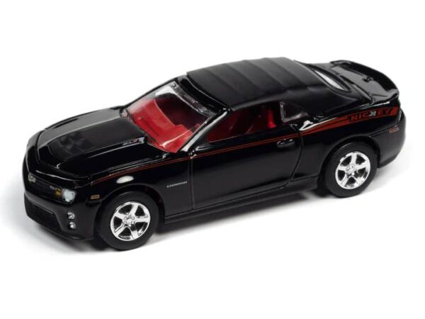 jlmc030a6 - 2013 NICKEY Chevrolet Camaro ZL1 Convertible in Gloss Black with Red Nickey Side Stripes