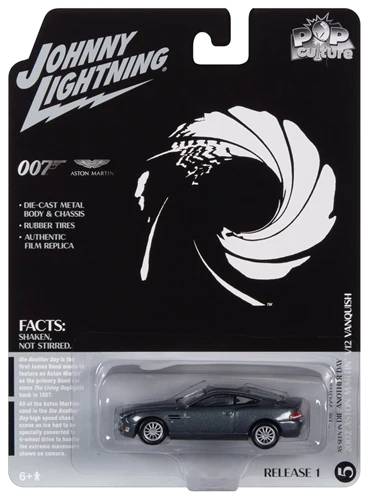 jlsp096a - James Bond 007 - 2002 Aston Martin Vanquish in Tungsten Silver - Die Another Day (2002)