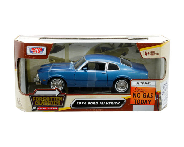 73326ac bl - 1974 Ford Maverick – Blue – Forgotten Classics