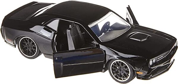 97384 1 - DOM'S DODGE CHALLENGER SRT8 - FAST & FURIOUS IN 1:32 SCALE (5") BLACK