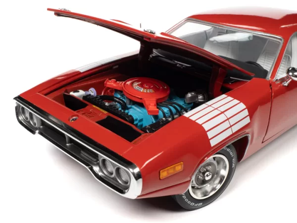 amm1299i - 1972 PLYMOUTH ROAD RUNNER GTX 1:18 SCALE DIECAST