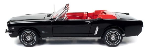 amm1312frt 01 - 1964 1/2 Ford Mustang Convertible in Raven Black