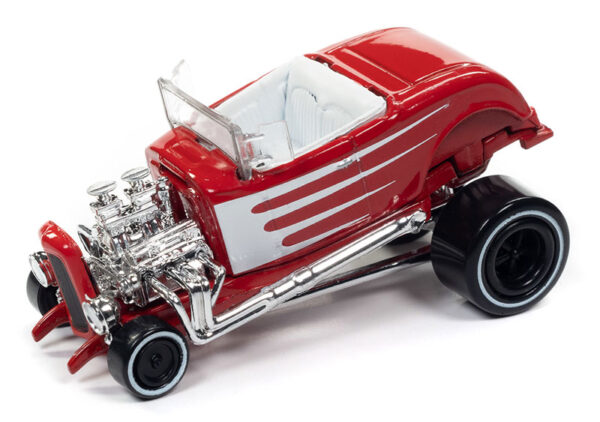 jlsp294 b - 1932 Ford Hiboy in Red with White Scallops - Zingers