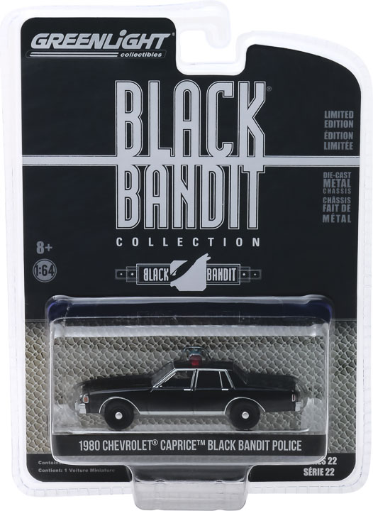 28010 d - 1980 Chevrolet Caprice Black Bandit Police